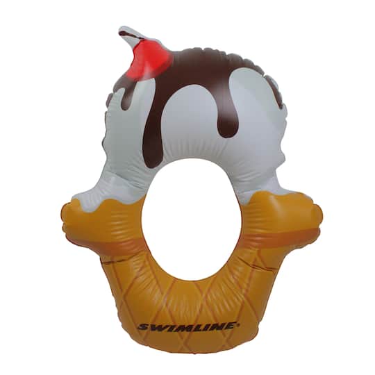 Swimline 46" Inflatable Ice Cream Sundae Ring Pool Float